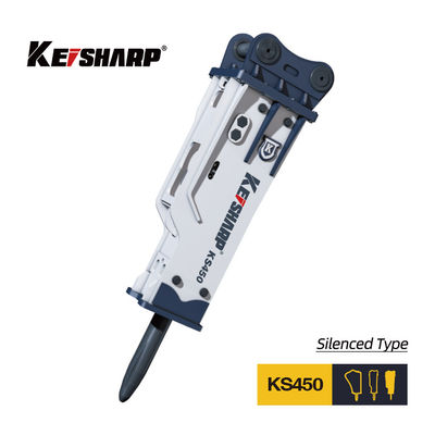 Diámetro del cinzel de 190 mm KS450 Silenced Type Hydraulic Breaker para excavadora de 45-55 toneladas