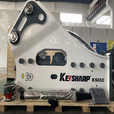 KS650 Martillo rompepiedras tipos de cincel 210mm rompeconcreto para excavadora