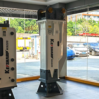 KS220 Tipo silenciado Rompiendo excavadora hidráulica 190 mm Diámetro del cincel