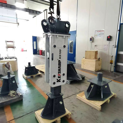 Excavadora KS100 Máquina de rotura de rocas hidráulica Tipo superior 75 mm Diámetro del cincel