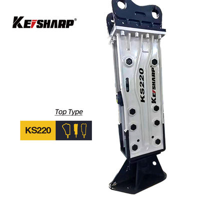 KS220 Excavadora hidráulica de tipo superior, máquina para romper piedras, aprobada por ISO