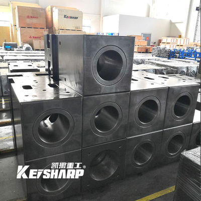 Cabeza del cilindro delantero del motor para KS80 KS100 KS120 Partes de repuesto del interruptor hidráulico