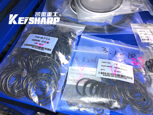 Kit de sellado de rotor hidráulico personalizado O anillo para excavadoras
