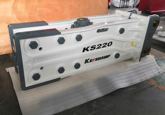 KS220 Excavadora hidráulica de tipo superior, máquina para romper piedras, aprobada por ISO