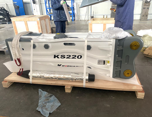 KS220 Excavadora hidráulica de tipo superior, máquina para romper piedras, aprobada por ISO