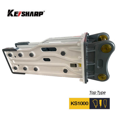 KS1000 Breaker hidráulico de tipo superior de 255 mm Excavadora de chisel Breaker de roca