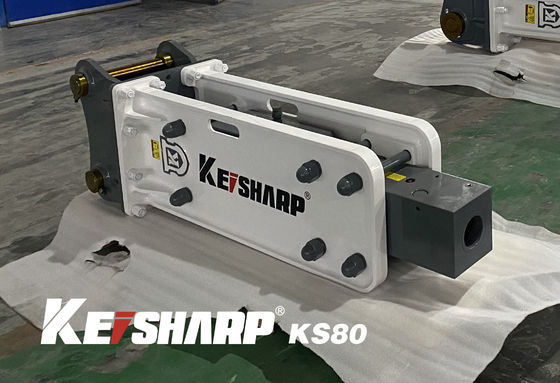 KS80 Breaker de hormigón hidráulico de tipo superior de 68 mm
