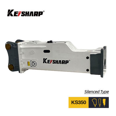 Para la excavadora de 35-40 toneladas KS350 tipo silencioso rompehielos hidráulicos de roca 165mm Chisel