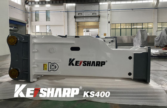 KS400 Tipo silenciado Rompiente hidráulico de 175 mm Diámetro del cincel Adecuado Excavadora de 40 ~ 50 toneladas