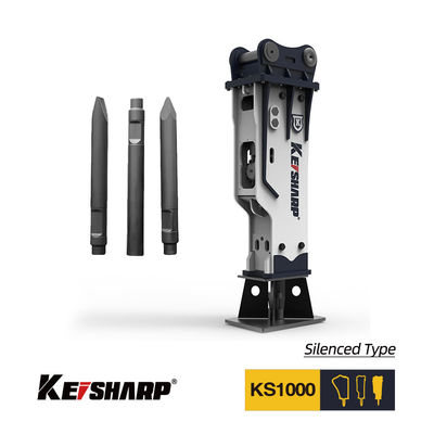 Tipo de caja KS1000 Rompedor hidráulico de 255 mm de diámetro de chisel para excavadora de 90-160 toneladas