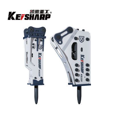 KS220 Silenced / Side / Top Tipo de martillo de rotor hidráulico para excavadora