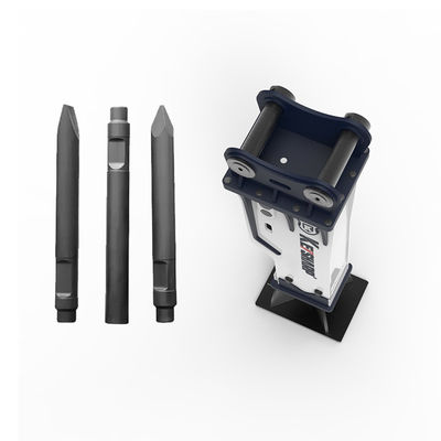 Kit de carga de nitrógeno de la herramienta de roca Moil Point Breaker hidráulico para mini excavadora