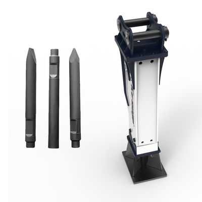 Kit de carga de nitrógeno de la herramienta de roca Moil Point Breaker hidráulico para mini excavadora