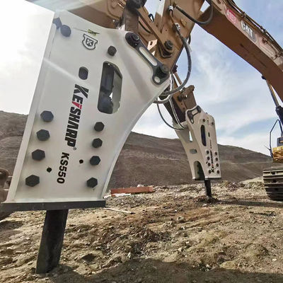 220 mm Bush Rock Air Pecker Rompiendo martillo hidráulico para excavadora Jack