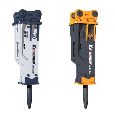 Breaker hidráulico de tipo caja para construcción de trabajo pesado con aleación resistente al desgaste y chisel de 155 mm para un rendimiento superior
