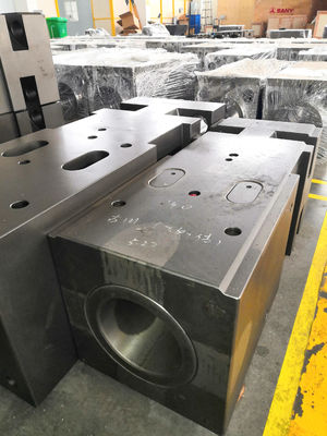 Acero fundido cilindro de rotor hidráulico cuerpo del cilindro delantero personalizado