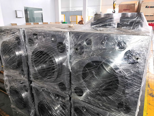 Acero fundido cilindro de rotor hidráulico cuerpo del cilindro delantero personalizado