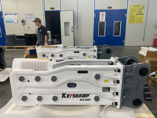 KS200 Breaker hidráulico de tipo superior de 135 mm de diámetro para excavadora de 18-22 toneladas