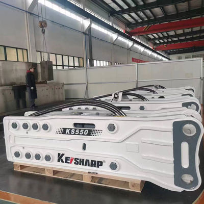 KS550 Máquina de rotura hidráulica de roca de tipo superior de 200 mm de diámetro del chisel