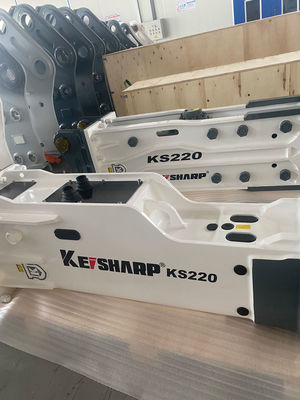 KS220 Tipo de caja Máquina de rotura hidráulica de roca Diámetro del cincel 140 mm