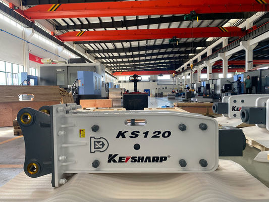 KS120 Máquina de rotura hidráulica de roca de tipo superior de 85 mm de diámetro del cincel