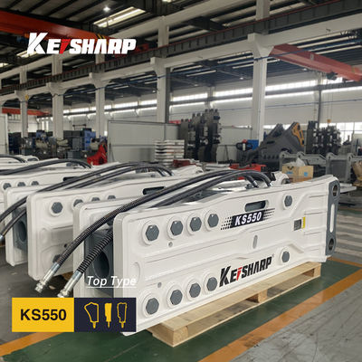 KS550 Máquina de rotura hidráulica de roca de tipo superior de 200 mm de diámetro del chisel