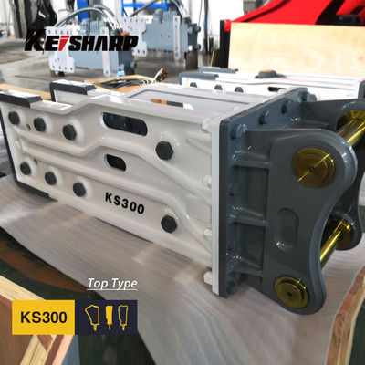 Excavadora KS300 Máquina de rotura de rocas hidráulica Tipo superior Diámetro de la chisel de 150 mm