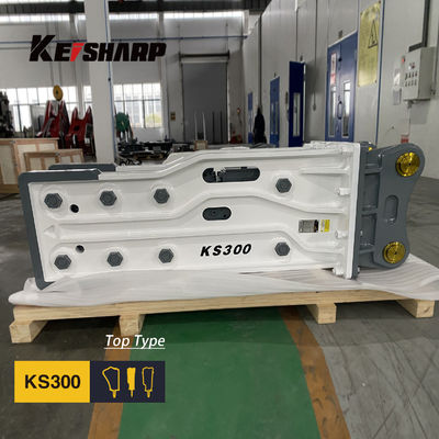 Excavadora KS300 Máquina de rotura de rocas hidráulica Tipo superior Diámetro de la chisel de 150 mm