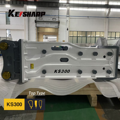 Excavadora KS300 Máquina de rotura de rocas hidráulica Tipo superior Diámetro de la chisel de 150 mm