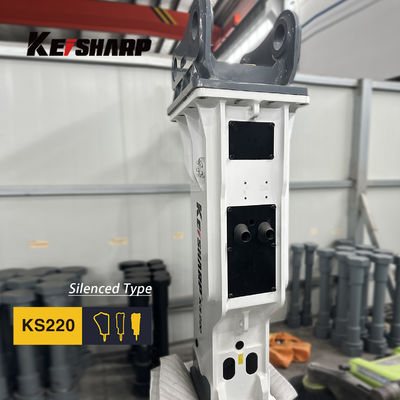 KS220 Tipo de caja Máquina de rotura hidráulica de roca Diámetro del cincel 140 mm