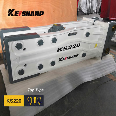 KS220 Máquina de rotura hidráulica de roca de tipo superior de 140 mm de diámetro de chisel