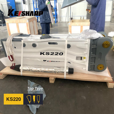 KS220 Máquina de rotura hidráulica de roca de tipo superior de 140 mm de diámetro de chisel