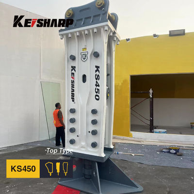 Excavadora KS450 Máquina de rotura de rocas hidráulica Tipo superior Diámetro de la chisela 190 mm